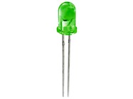 5mm LED grün & blau-grün Anzeigen